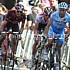 The three best riders of Lige-Bastogne-Lige 2008: Valverde, Schleck, Rebellin